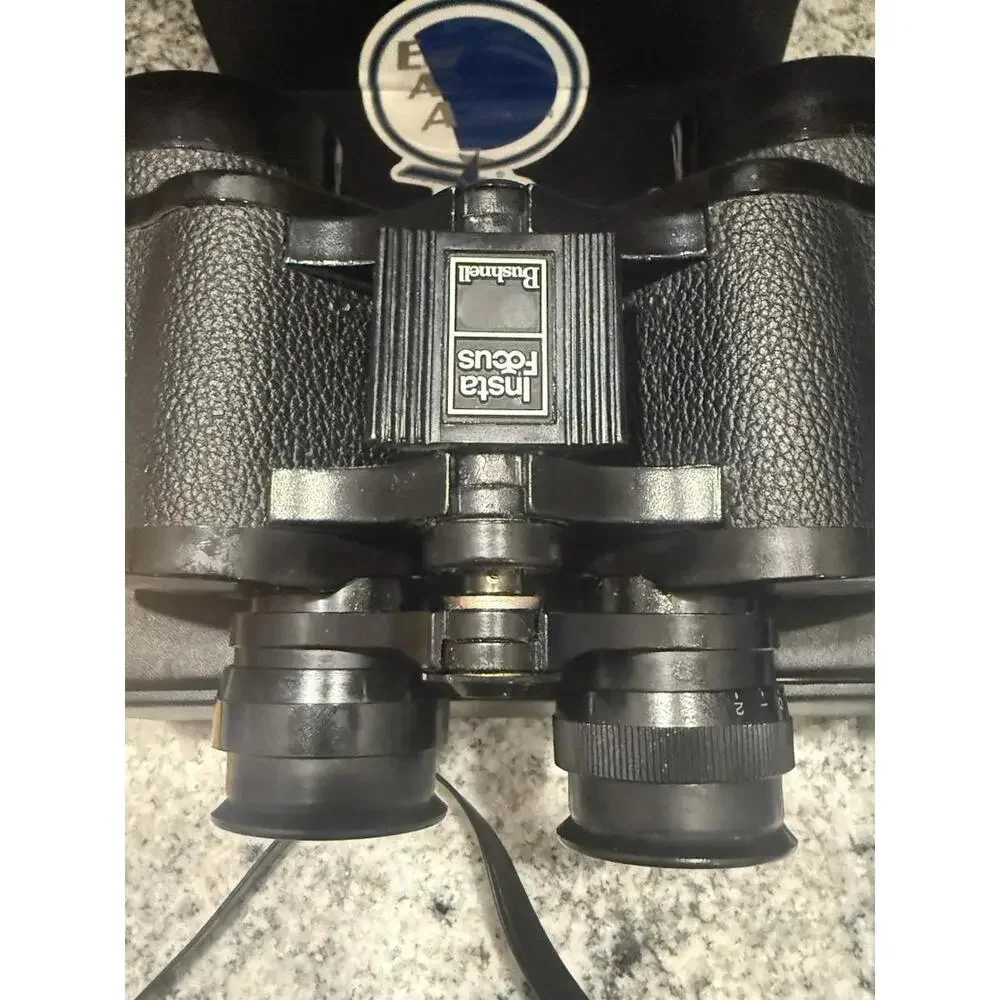 Bushnell Insta-Focus 7x35 Binoculars Wide Angle w/ Case – Vintage Optics